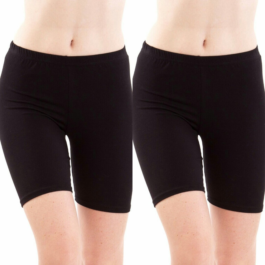 Black fashion cycling shorts clearance