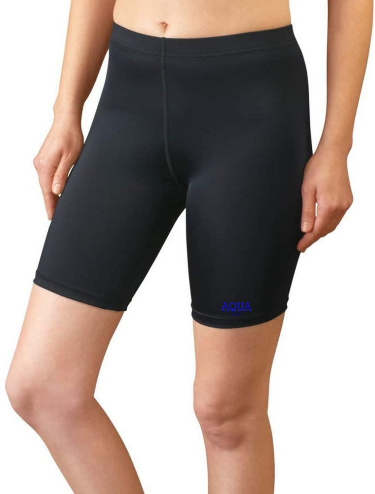 AQUA holic Solid Women Black Cycling Shorts Buy AQUA holic Solid