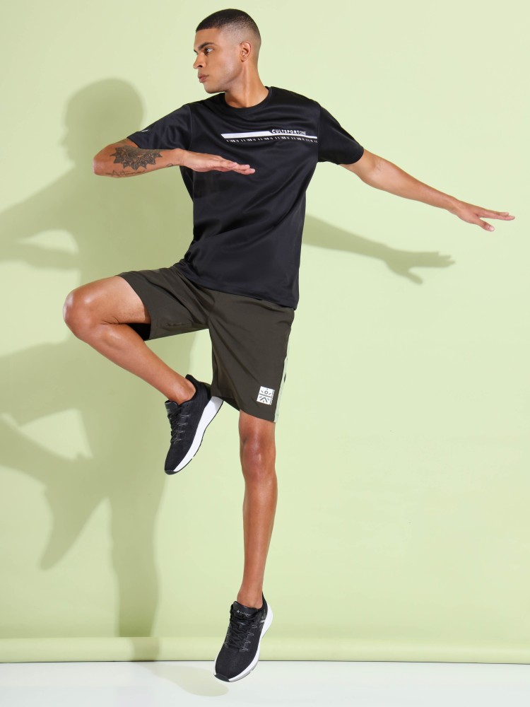 Dark green hot sale running shorts