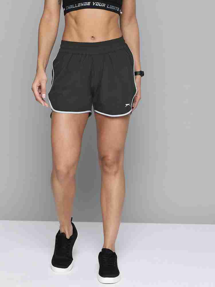 SLAZENGER Solid Women Black Casual Shorts Buy SLAZENGER Solid Women Black Casual Shorts Online at Best Prices in India Flipkart