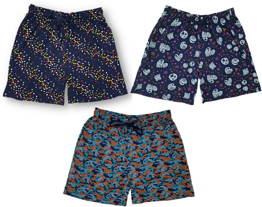 Blue link shorts top