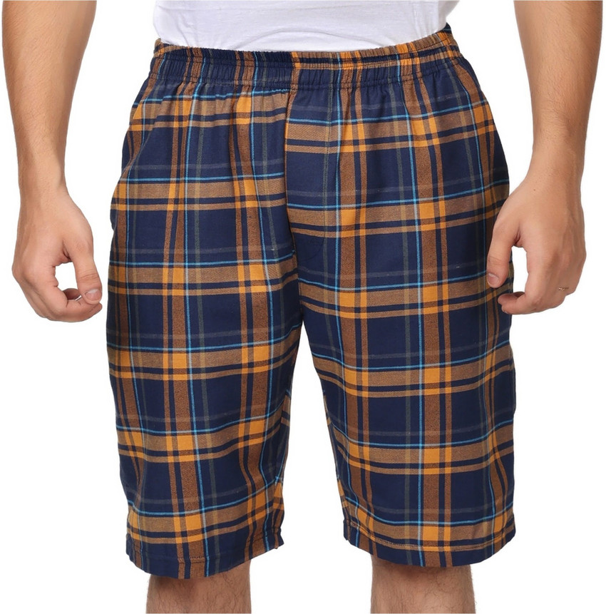 playbody Checkered Men Multicolor Bermuda Shorts Buy playbody
