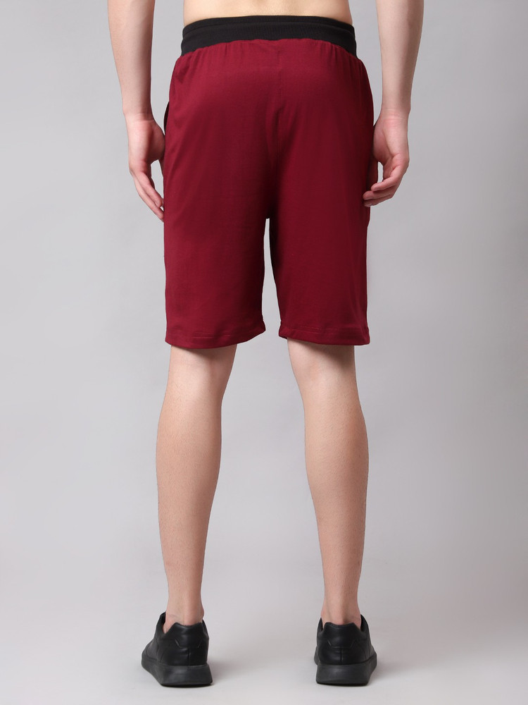 Zonecart Solid Self Design Men Dark Grey Sports Shorts Buy