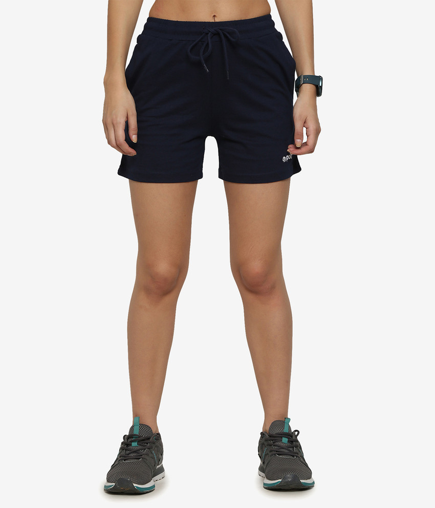 POLR Striped Women Blue Regular Shorts Buy POLR Striped Women