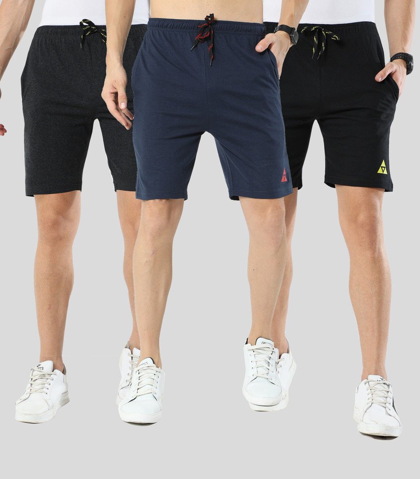 ARDEUR Solid Men Multicolor Casual Shorts