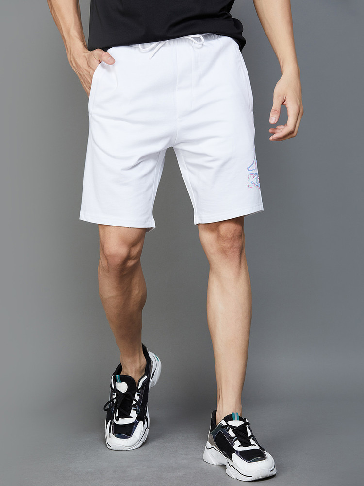 Kappa Printed Men White Casual Shorts Buy Kappa Printed Men