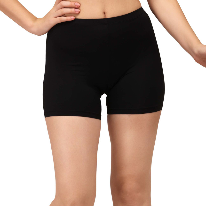 Womens black bicycle shorts clearance