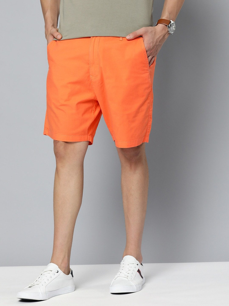 Mens orange chino shorts outlet