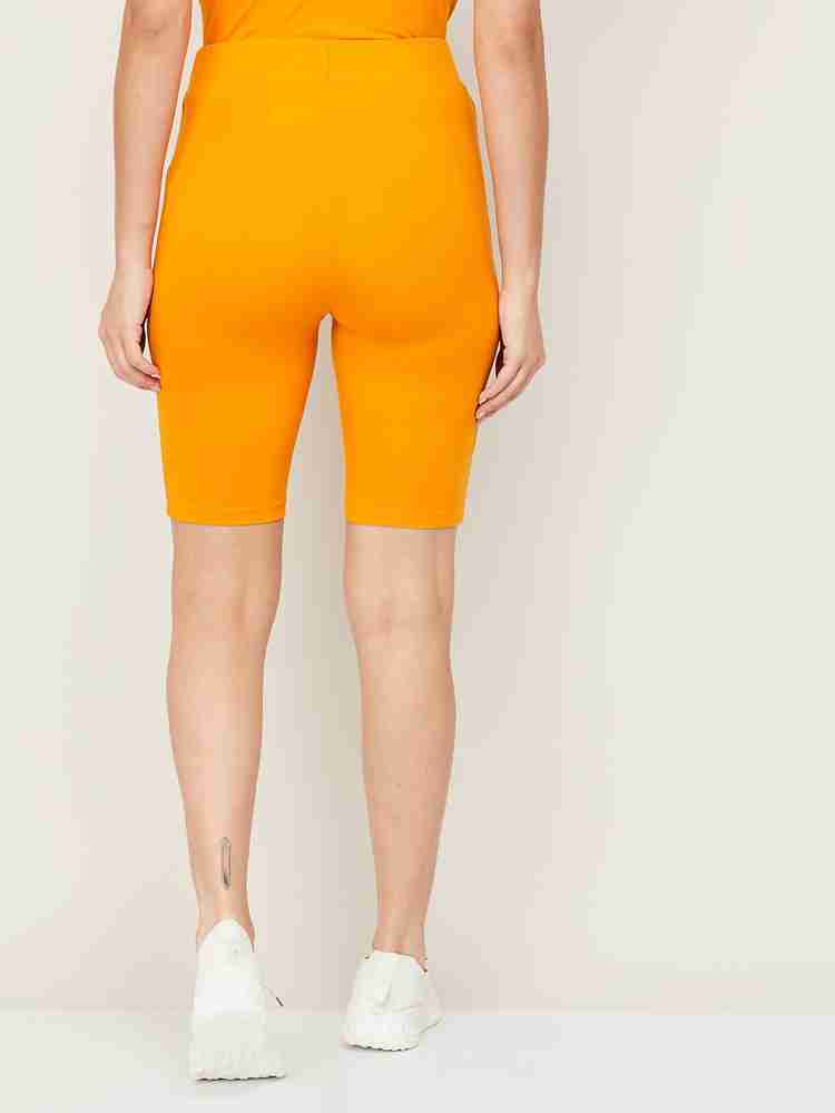 Kappa Solid Women Orange Regular Shorts Buy Kappa Solid Women