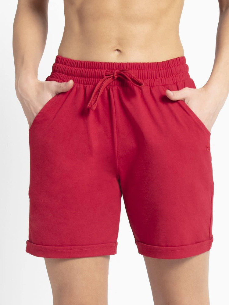 JOCKEY Solid Women Maroon Regular Shorts Buy JOCKEY Solid Women