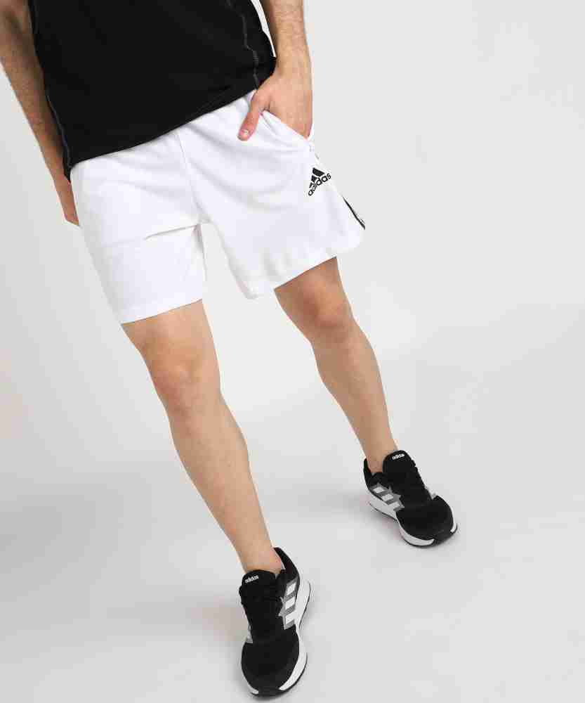 adidas mens Solid CLX Shorts SL Team Collegiate Red/White X-Small