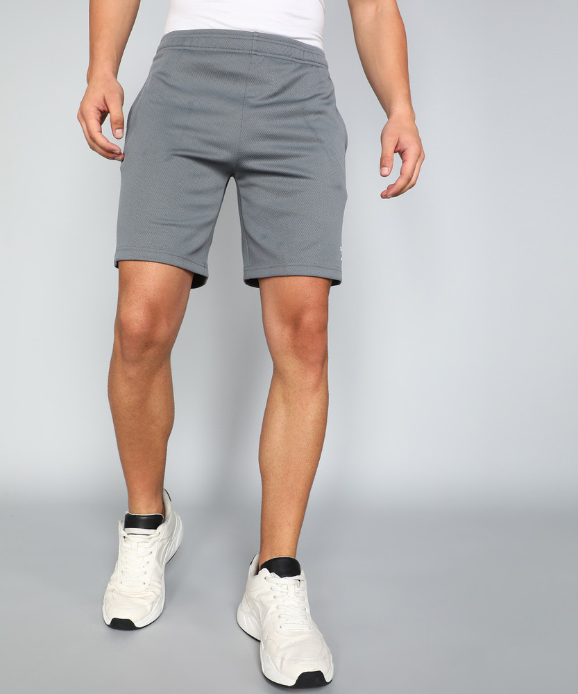 REEBOK Printed Men Grey Sports Shorts Buy REEBOK Printed Men
