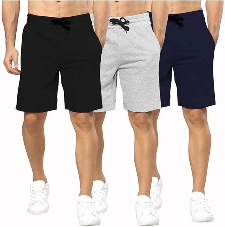 TT Men Cool Printed Bermuda Shorts With Zipper MaroonWhite