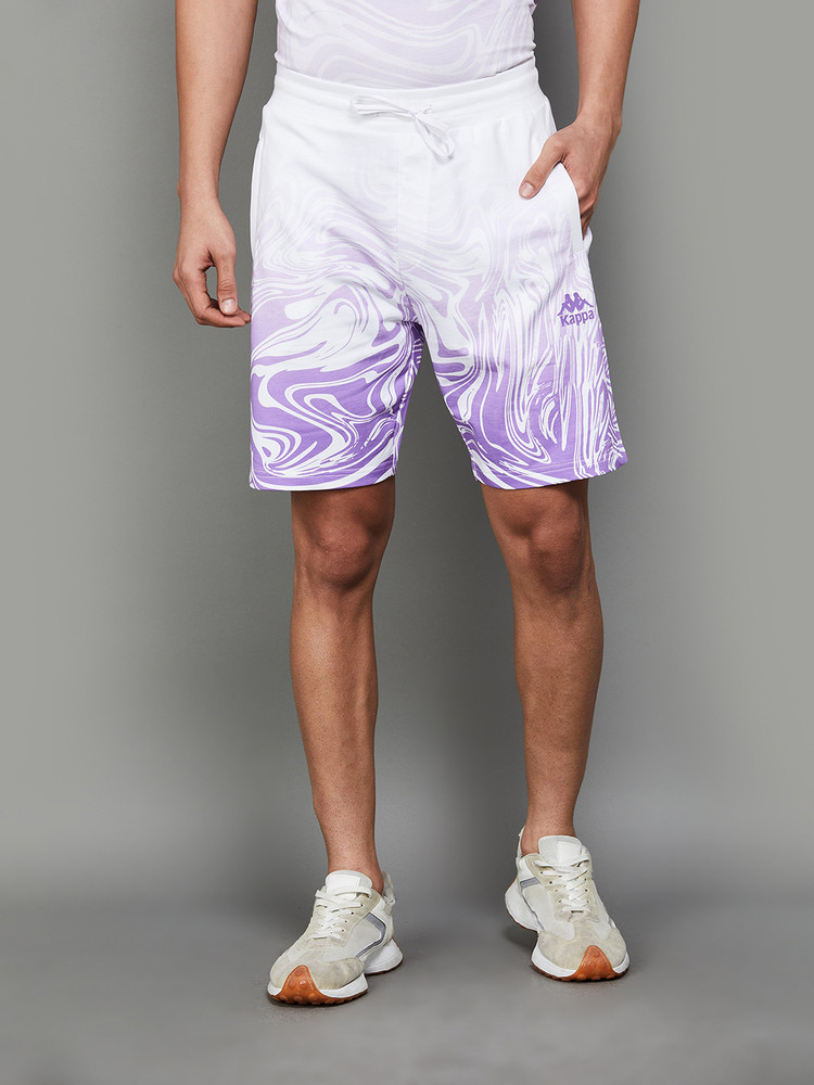 Purple kappa shorts sale