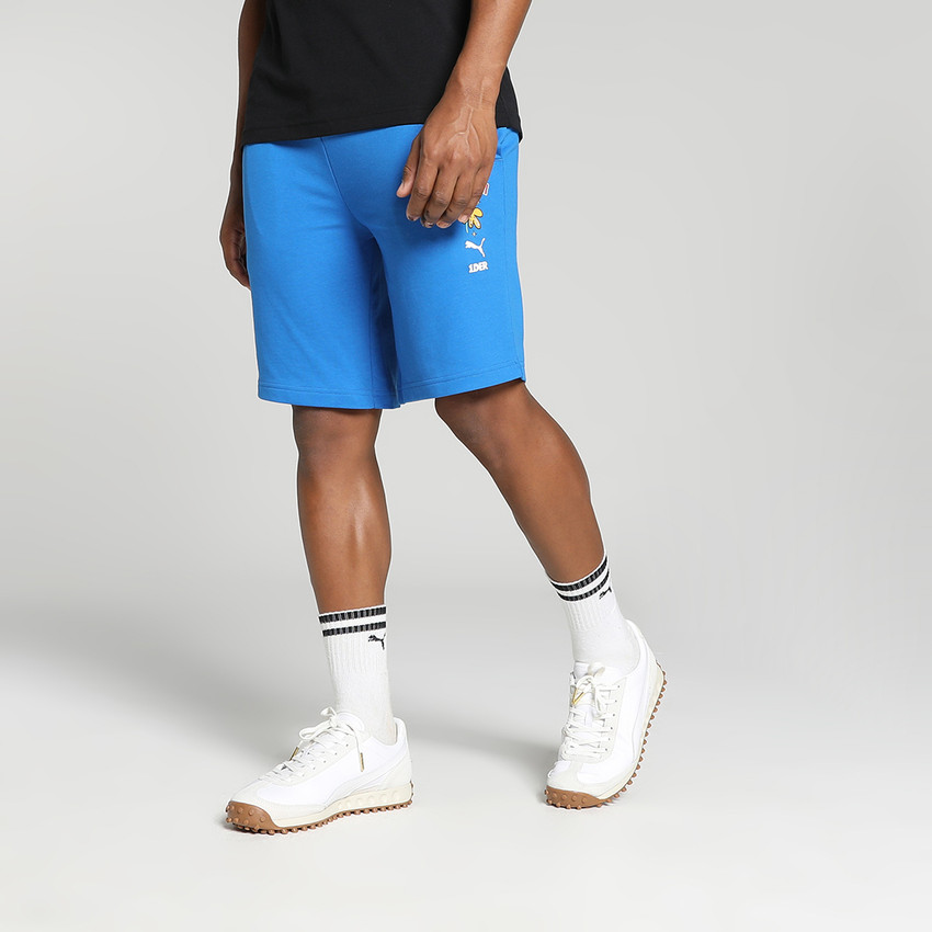 PUMA Solid Men Blue Casual Shorts Buy PUMA Solid Men Blue Casual