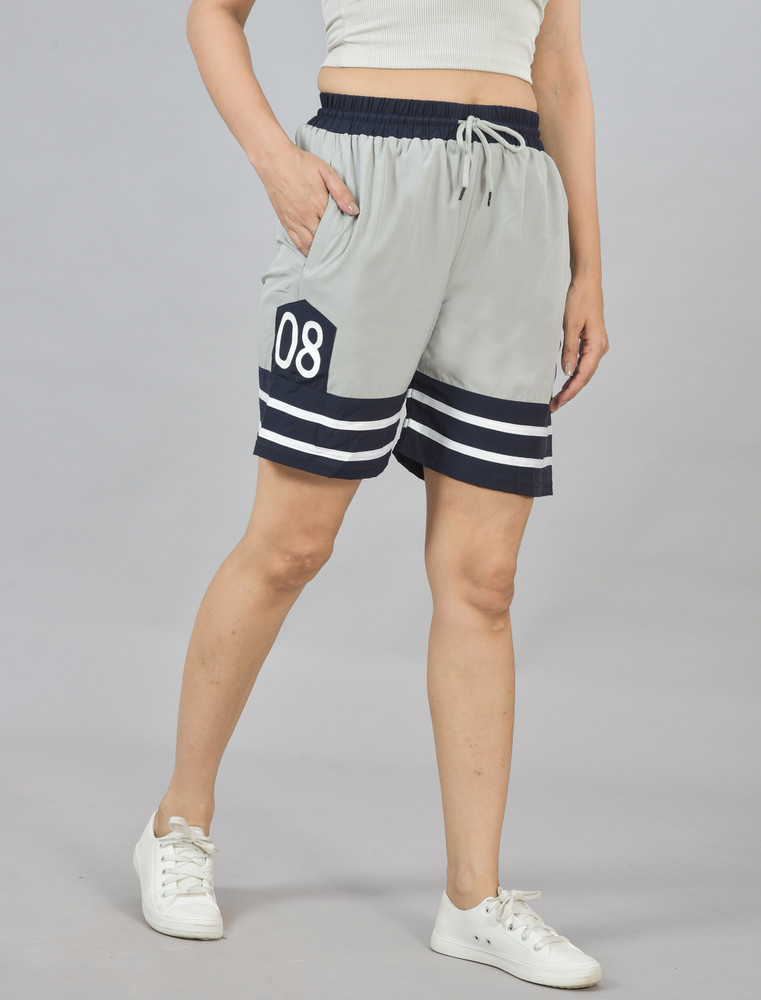 UNDERLOOP Self Design Women Grey Regular Shorts Buy UNDERLOOP Self Design Women Grey Regular Shorts Online at Best Prices in India Flipkart