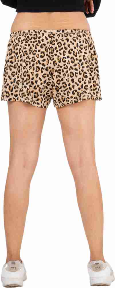 ZaaHii Animal Print Women Multicolor Casual Shorts Buy ZaaHii