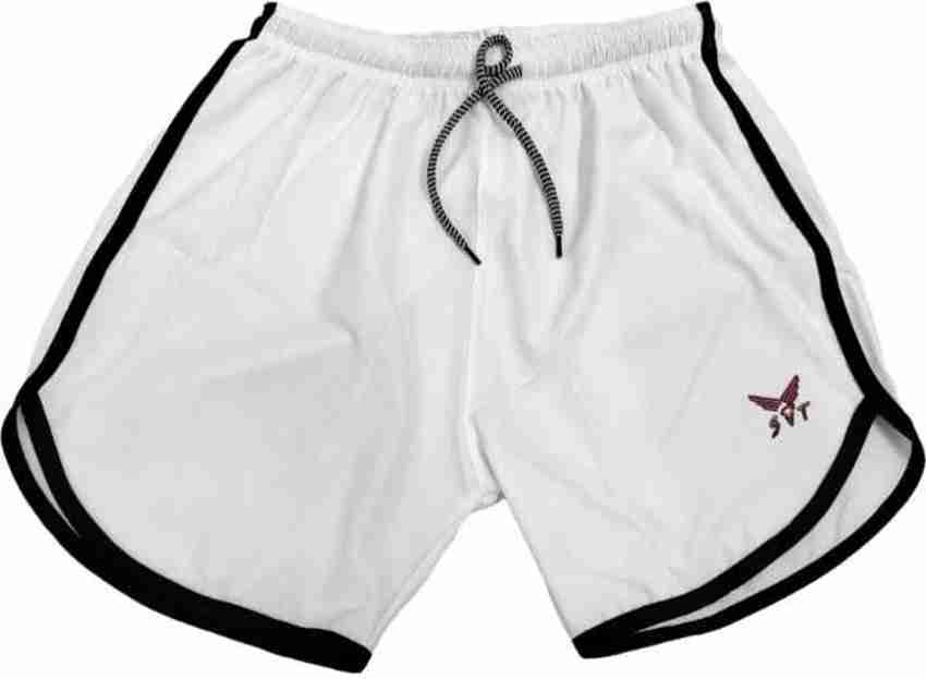 Black and white striped cycling shorts online