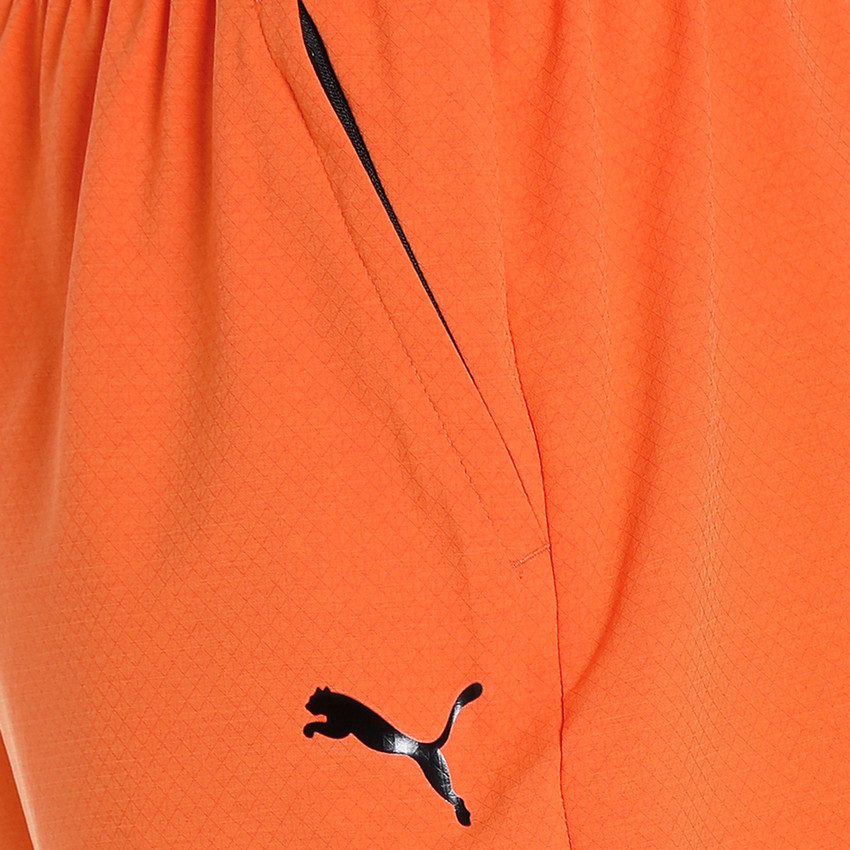 PUMA Solid Men Orange Sports Shorts Buy PUMA Solid Men Orange