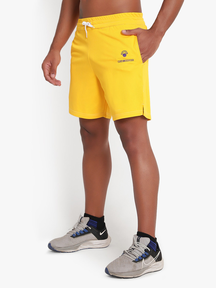 Yellow sales gym shorts