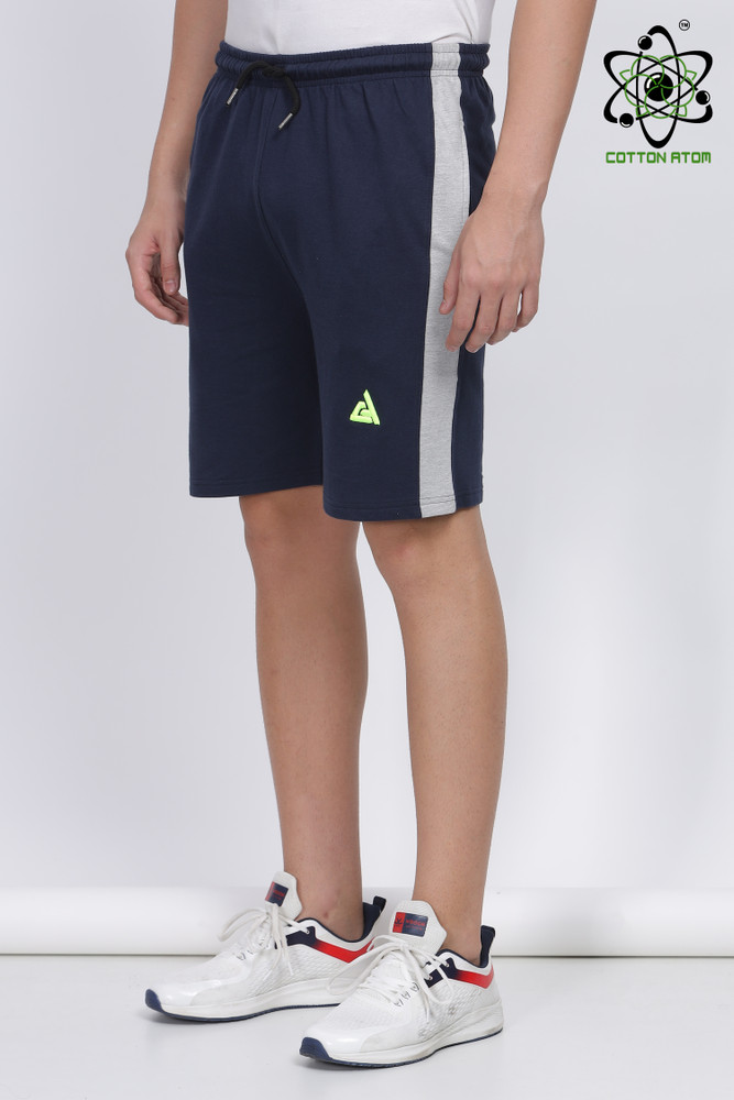 Navy blue sports shorts mens top
