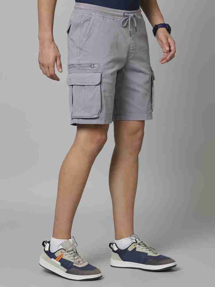 Celio Solid Men Grey Cargo Shorts Buy Celio Solid Men Grey Cargo Shorts Online at Best Prices in India Flipkart