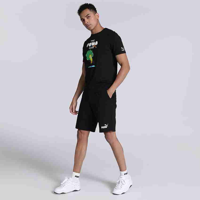 PUMA Solid Men Black Sports Shorts Buy PUMA Solid Men Black