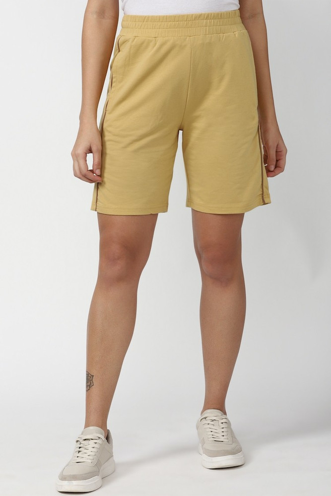 Yellow shorts forever 21 on sale