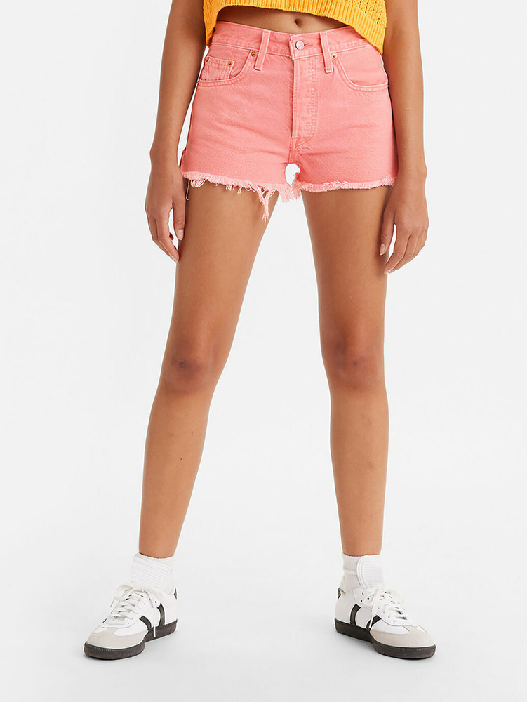 LEVI S Solid Women Pink Denim Shorts Buy LEVI S Solid Women Pink Denim Shorts Online at Best Prices in India Flipkart
