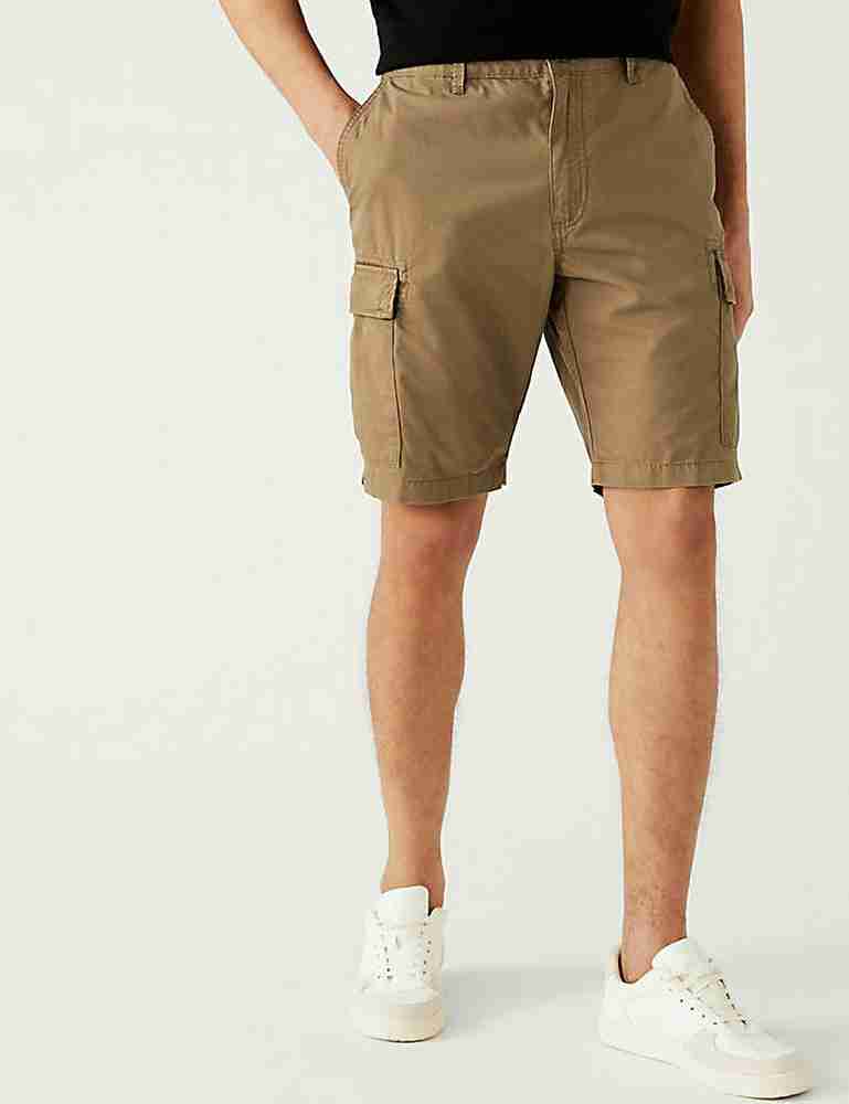 MARKS SPENCER Solid Men Brown Cargo Shorts Buy MARKS SPENCER Solid Men Brown Cargo Shorts Online at Best Prices in India Flipkart