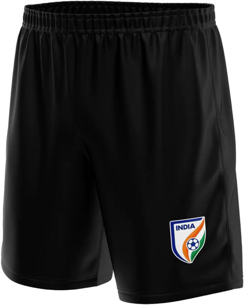 Mens black football shorts best sale