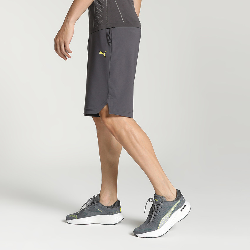Puma track shorts grey sale