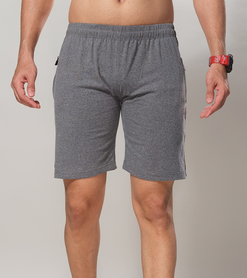 ZEEMAX Solid Men Grey Regular Shorts - Buy ZEEMAX Solid Men Grey Regular  Shorts Online at Best Prices in India | Flipkart.com