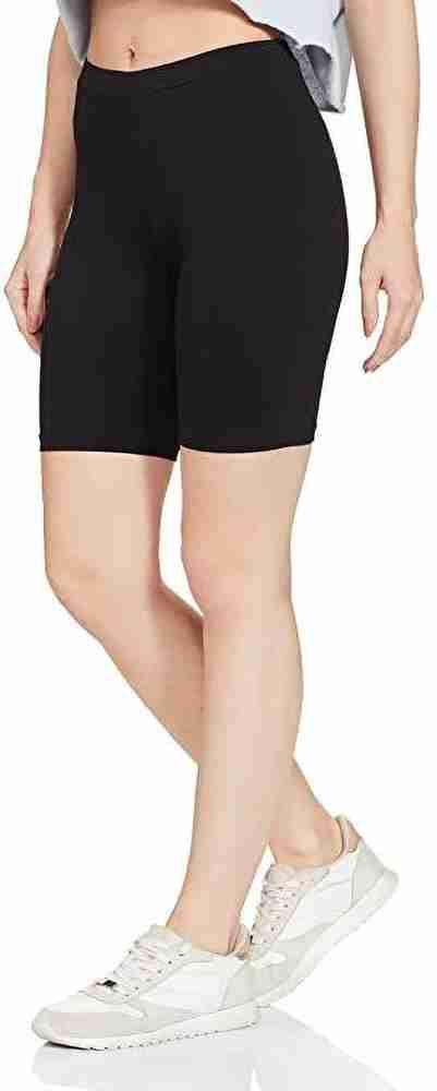 Red and black biker shorts sales