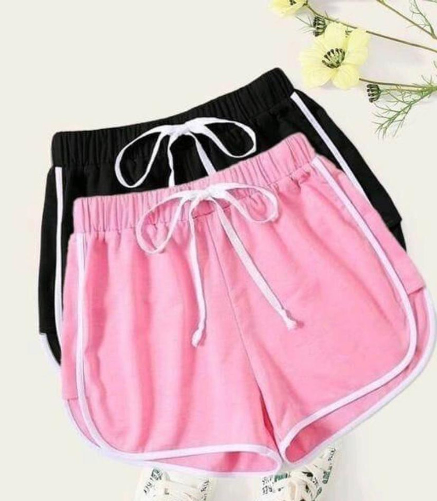 Cotton shorts hotsell for womens flipkart