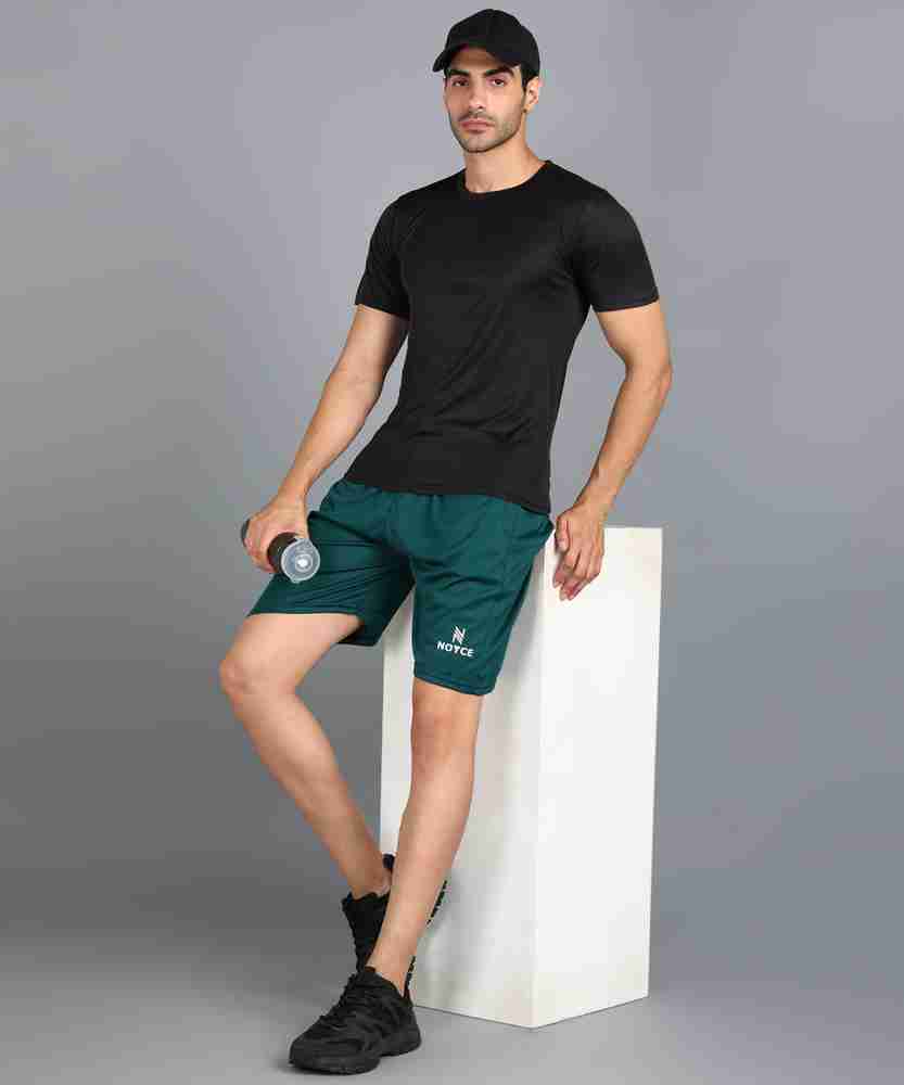 Dark green shorts mens cheap