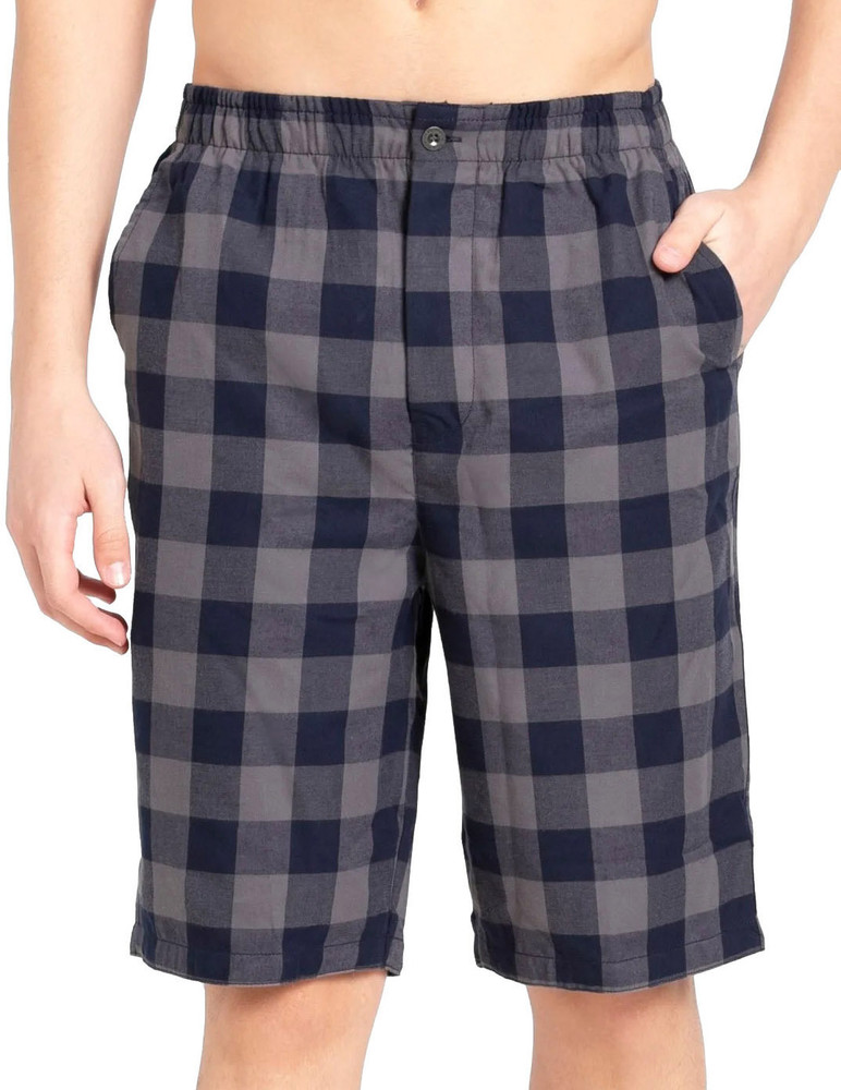 JOCKEY Checkered Men Grey Bermuda Shorts Buy JOCKEY Checkered Men Grey Bermuda Shorts Online at Best Prices in India Flipkart