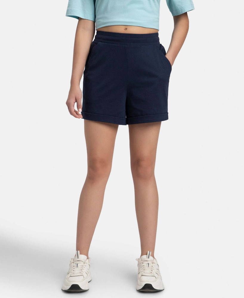 JOCKEY Solid Women Dark Blue Casual Shorts Buy JOCKEY Solid Women Dark Blue Casual Shorts Online at Best Prices in India Flipkart