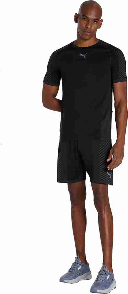 PUMA Solid Men Black Sports Shorts Buy PUMA Solid Men Black