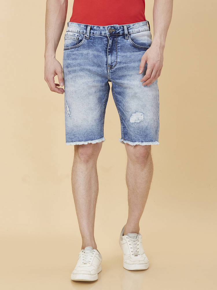 BEING HUMAN Solid Men Blue Denim Shorts Buy BEING HUMAN Solid Men Blue Denim Shorts Online at Best Prices in India Flipkart