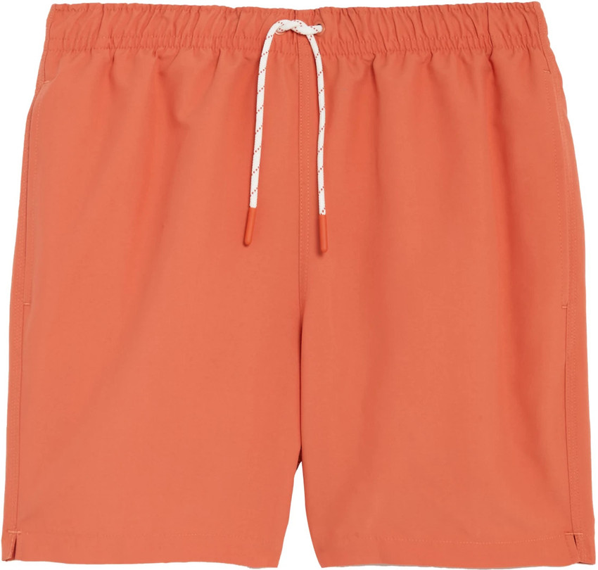 Orange swim shorts on sale