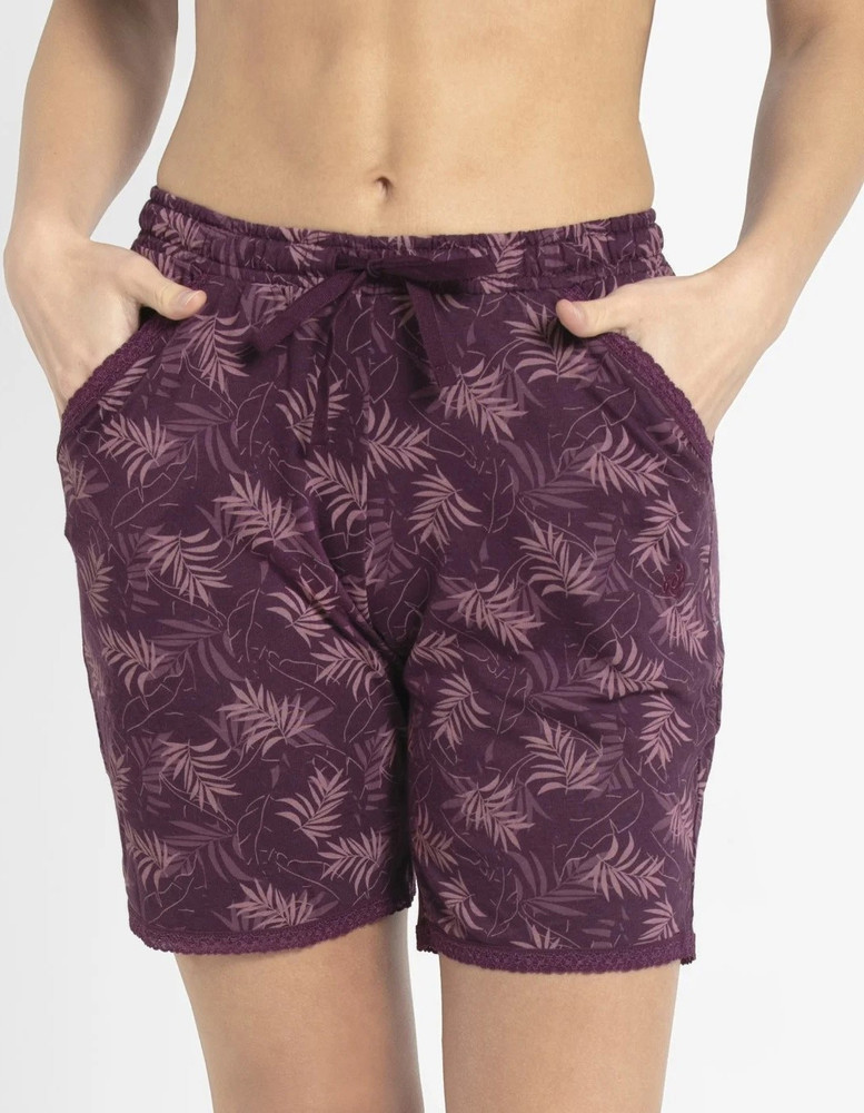 JOCKEY Printed Men Purple Casual Shorts Buy JOCKEY Printed Men