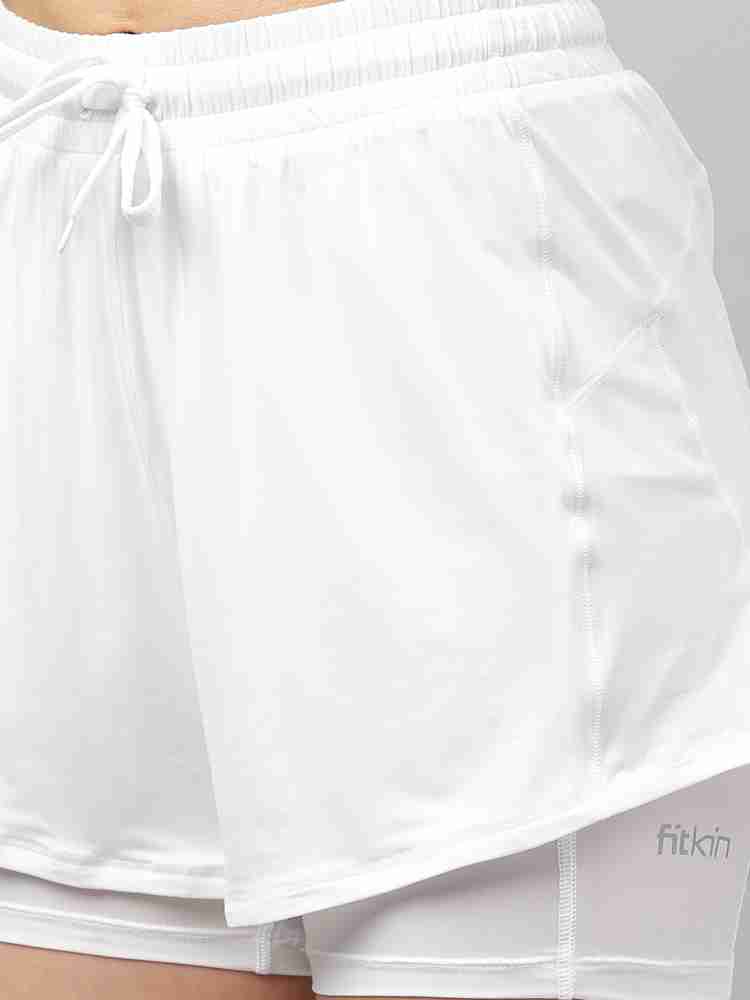 Buy Black Shorts for Women by FITKIN Online