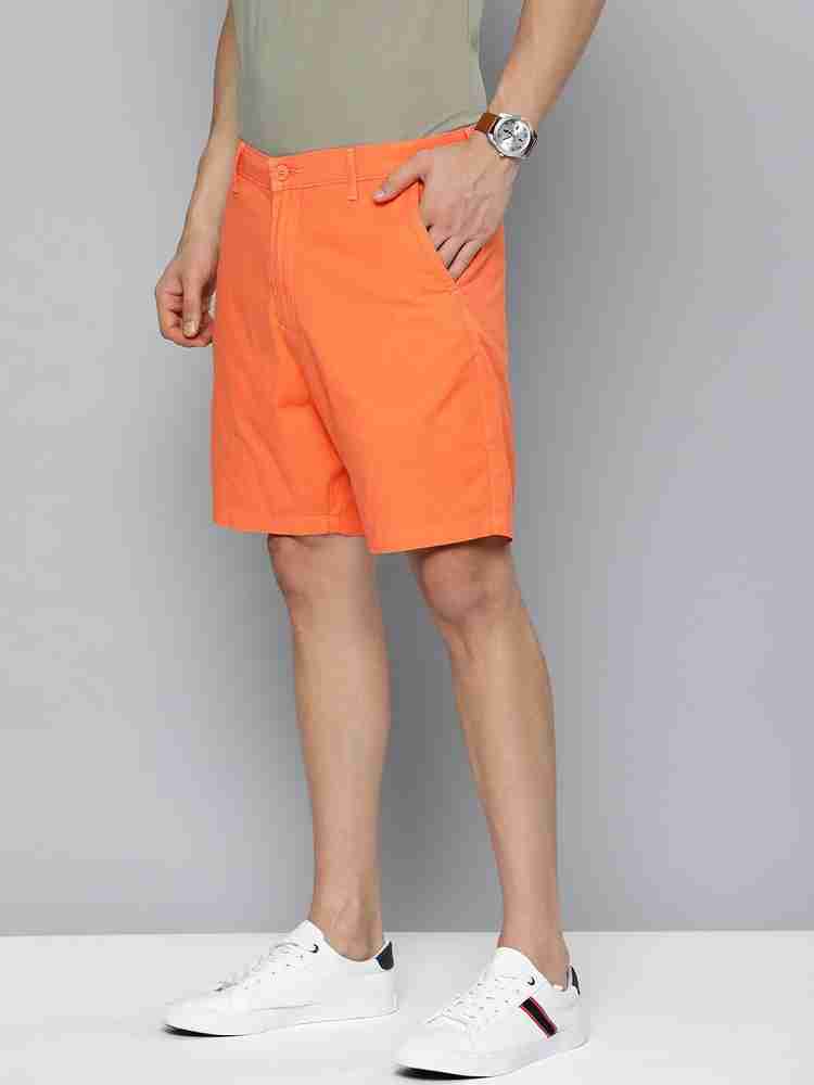 Orange new arrivals levi shorts