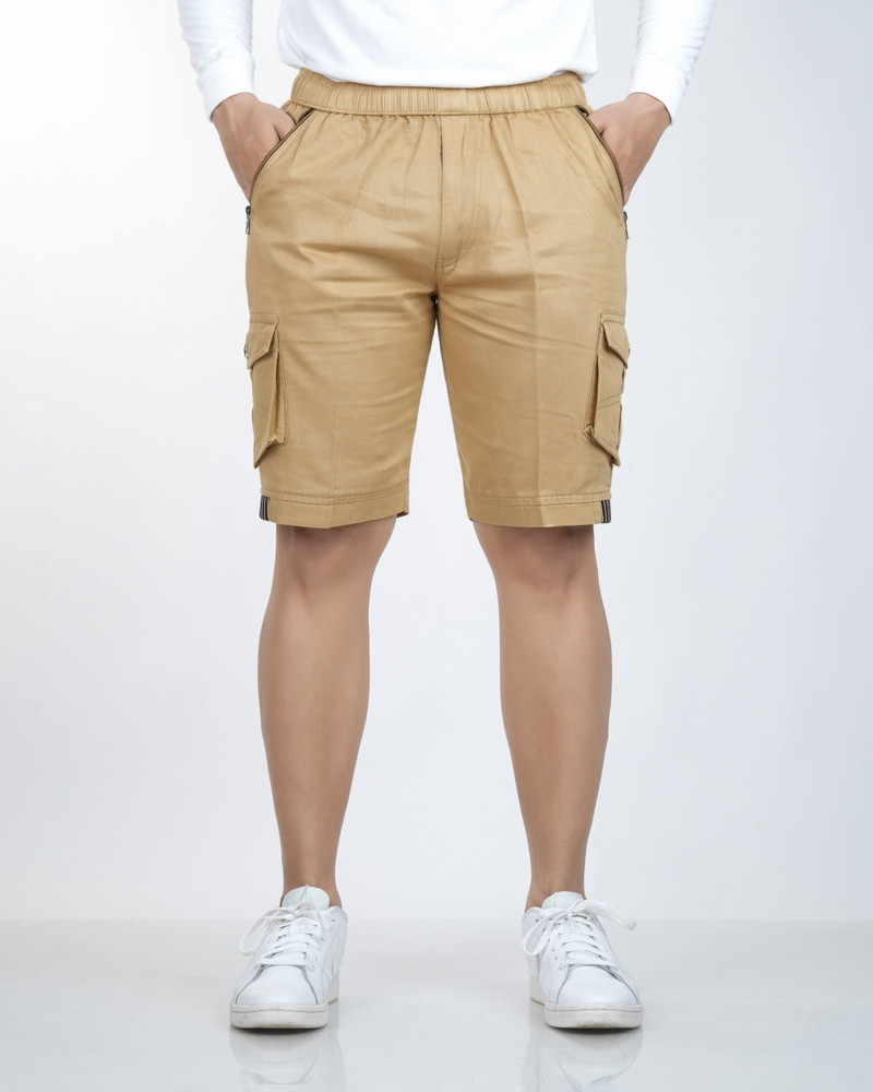 Ho Bindaass Solid Men Beige Cargo Shorts Buy Ho Bindaass Solid Men Beige Cargo Shorts Online at Best Prices in India Flipkart