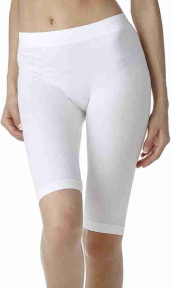 Apraa Solid Women White Cycling Shorts Buy Apraa Solid Women