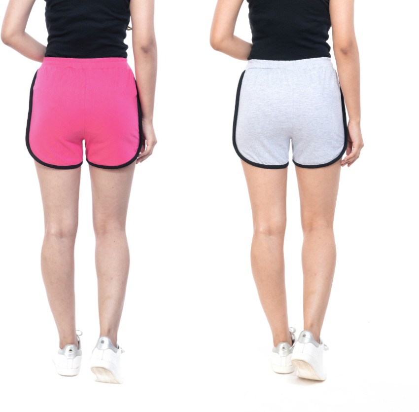 Buy STYLEAONE Self Design Women's Night Shorts, Gym Shorts