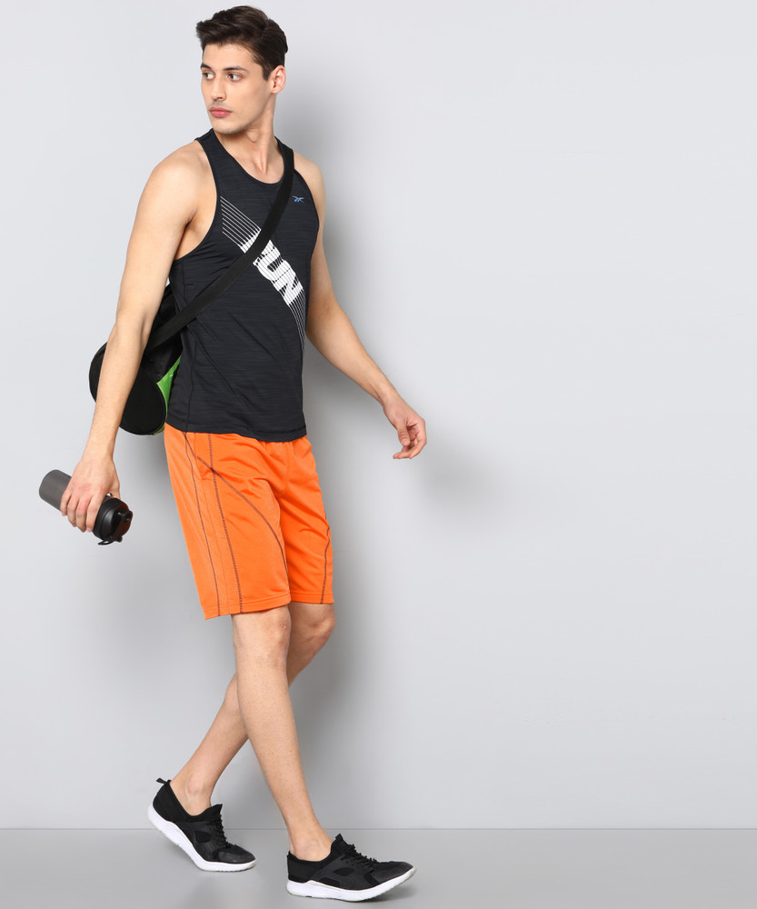 Shorts reebok orange hotsell