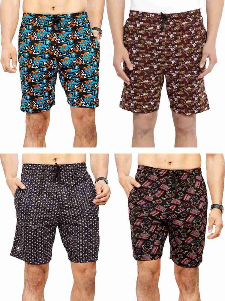 Bumchums Printed Men Multicolor Bermuda Shorts Buy Bumchums