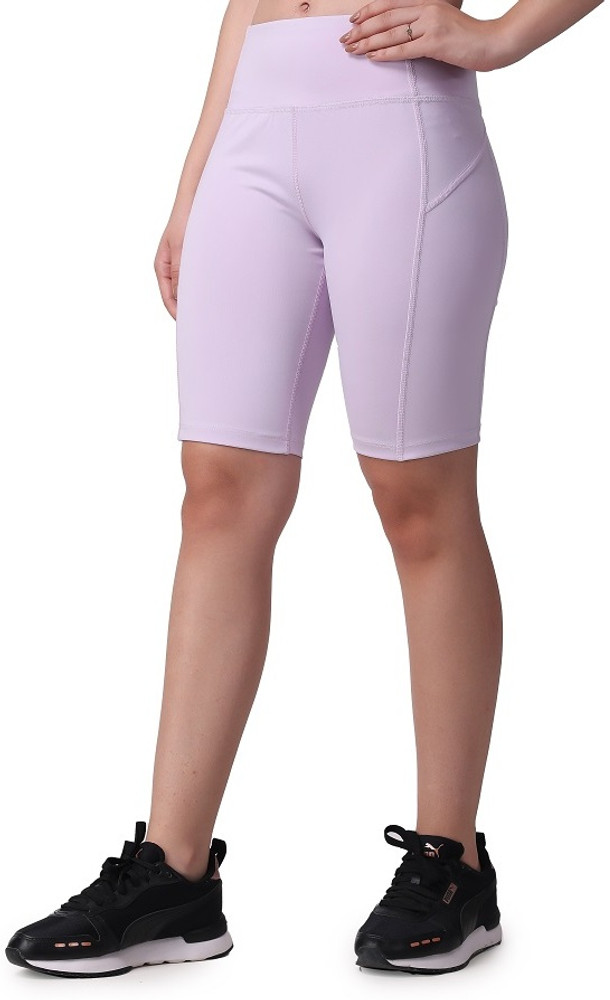 Purple cycling shorts clearance